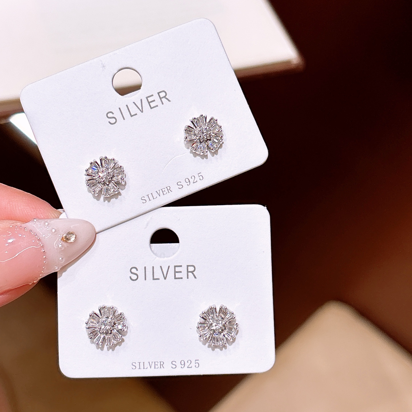 さわやか系アレルギー対応シルバーイヤリングシルバー ウェディング