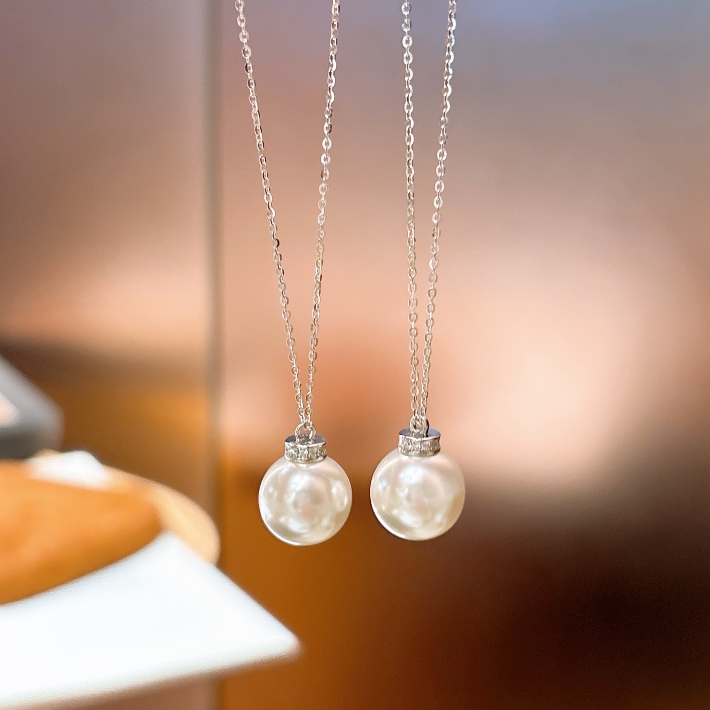 軽やかニッケル無添加銀ネックレスゴールド バレンタインデー