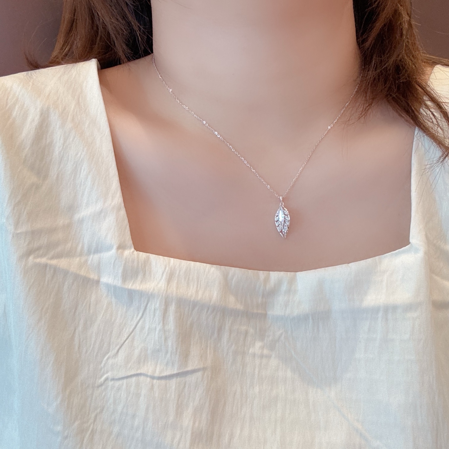 さわやか系ファインシルバーネックレスシルバー 春節