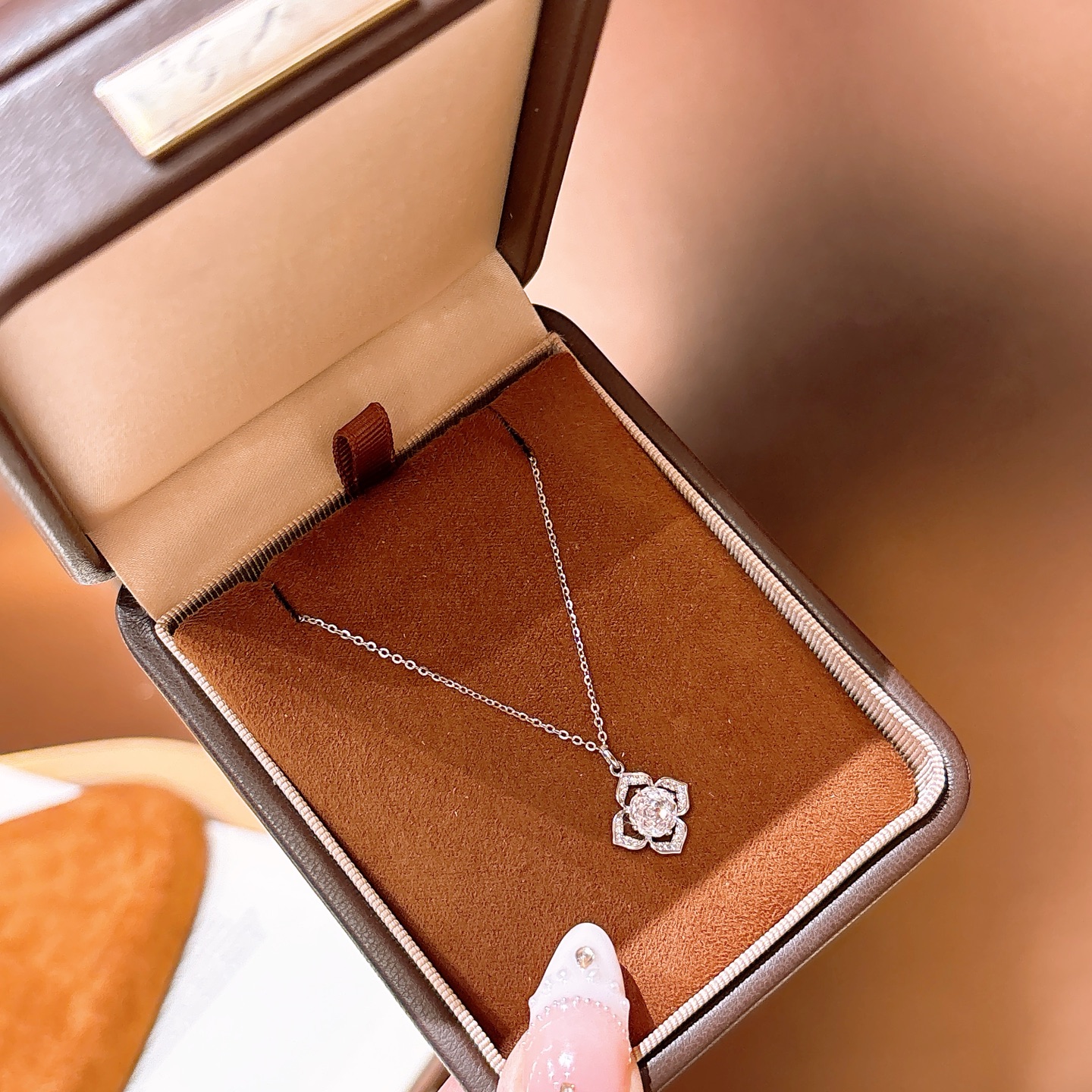 優しい純銀ネックレスシルバー 婚姻届提出