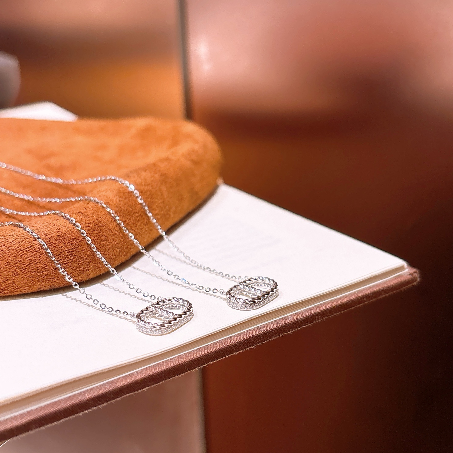 ロマンチック925シルバーネックレスシルバー 母の誕生日