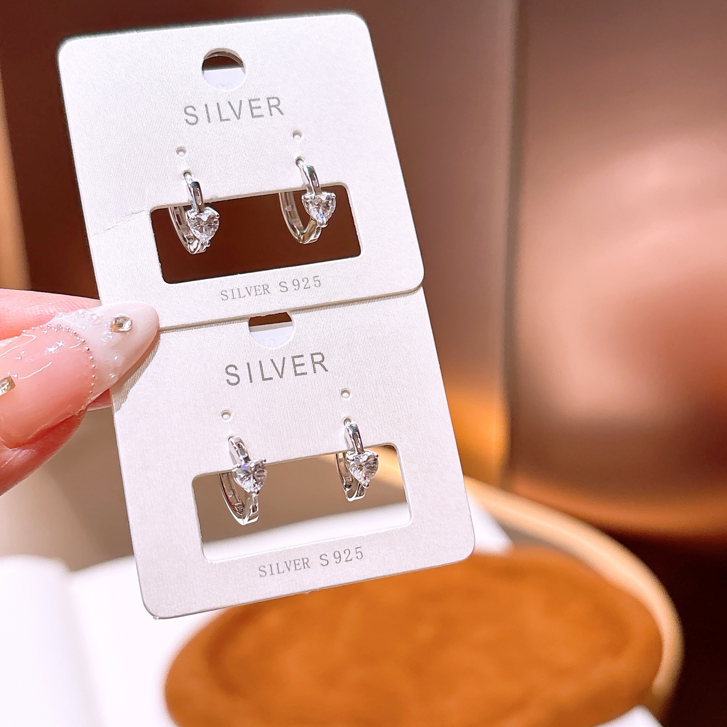 ロマンチックファインシルバーイヤーカフシルバー 父の日