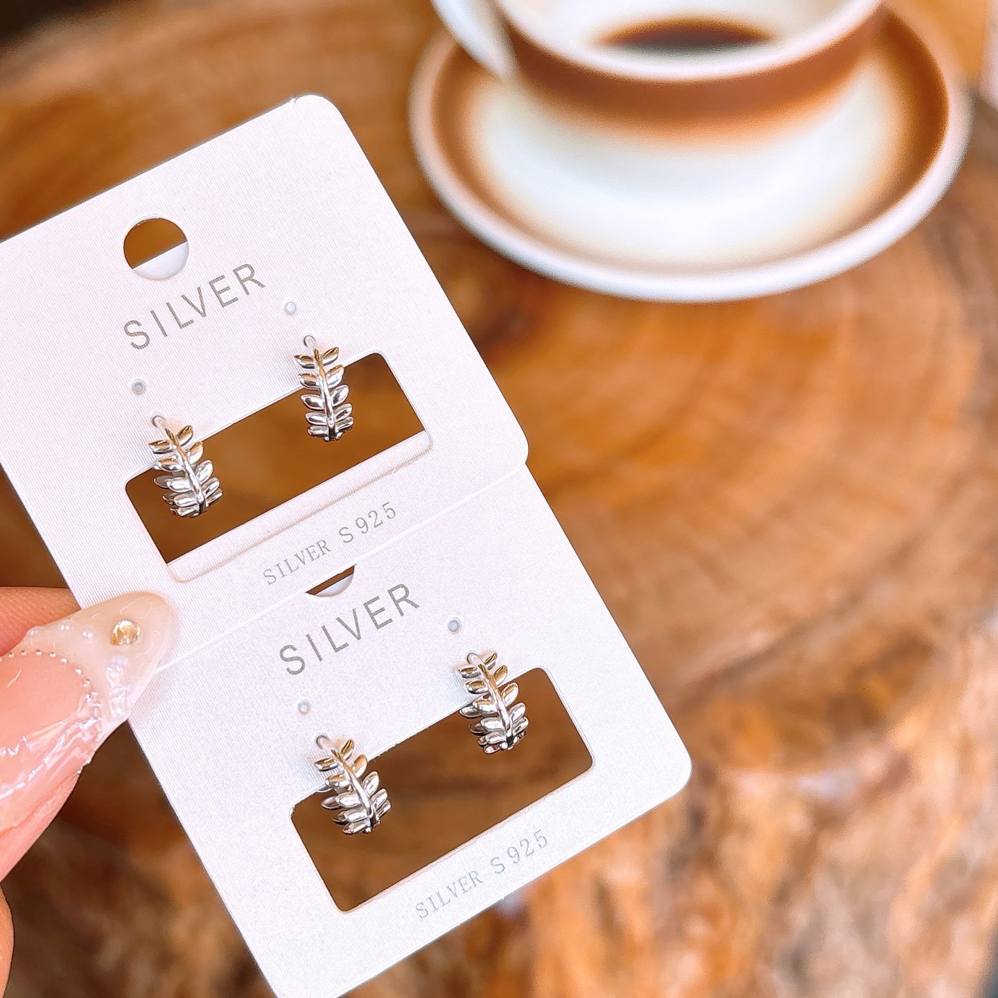 Nickel Free Silver Ear Cuffs Forest Annual Party Gold