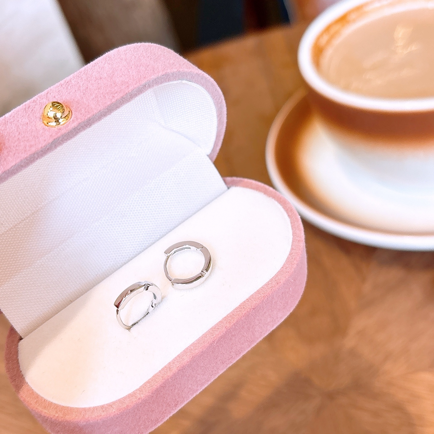 Solid Silver Ear Cuffs Vintage Father's Day Gold