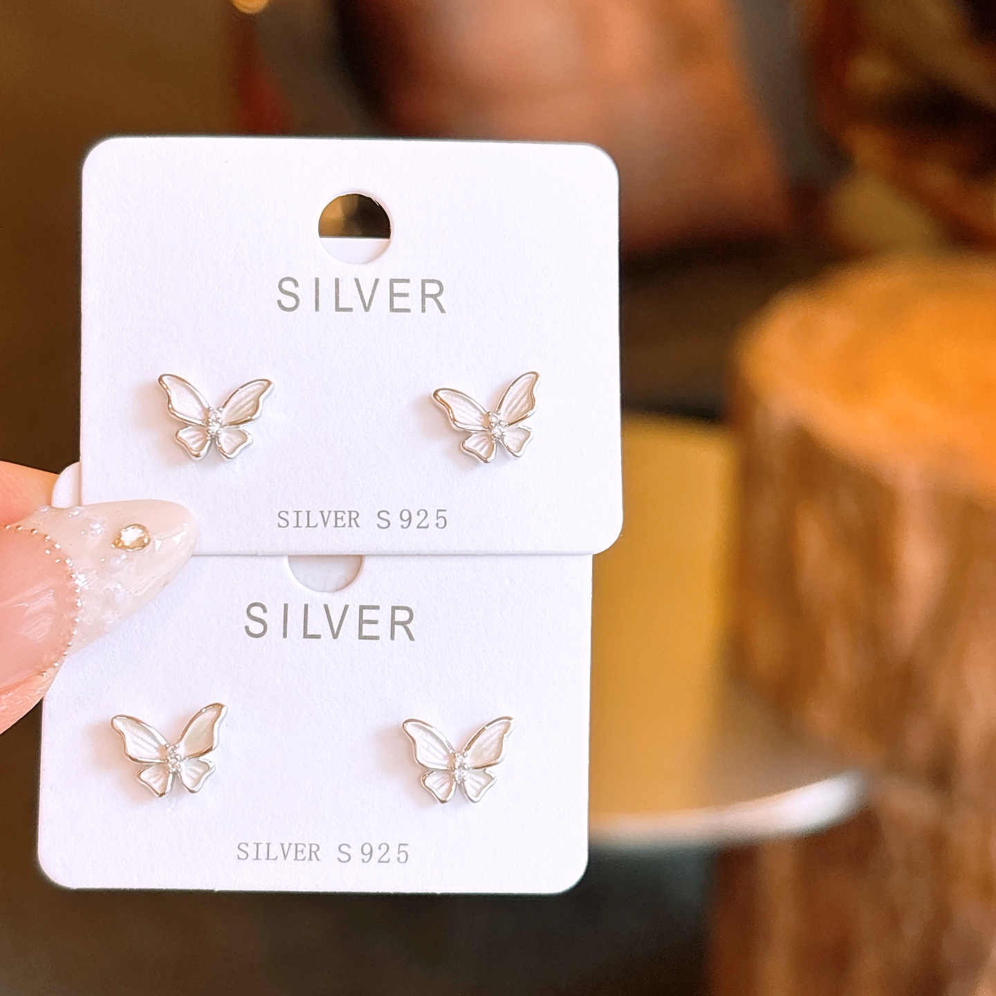 優しいニッケル無添加銀イヤリングゴールド 年次パーティー