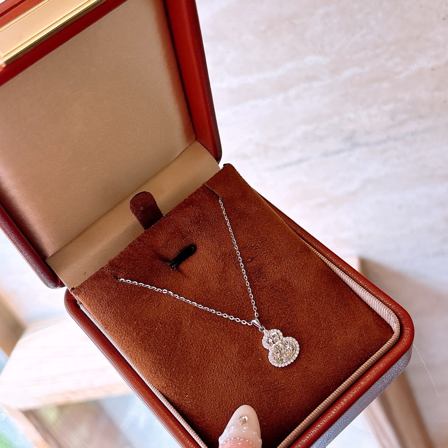 韓国風S925スターリングシルバーネックレスゴールド 父の日