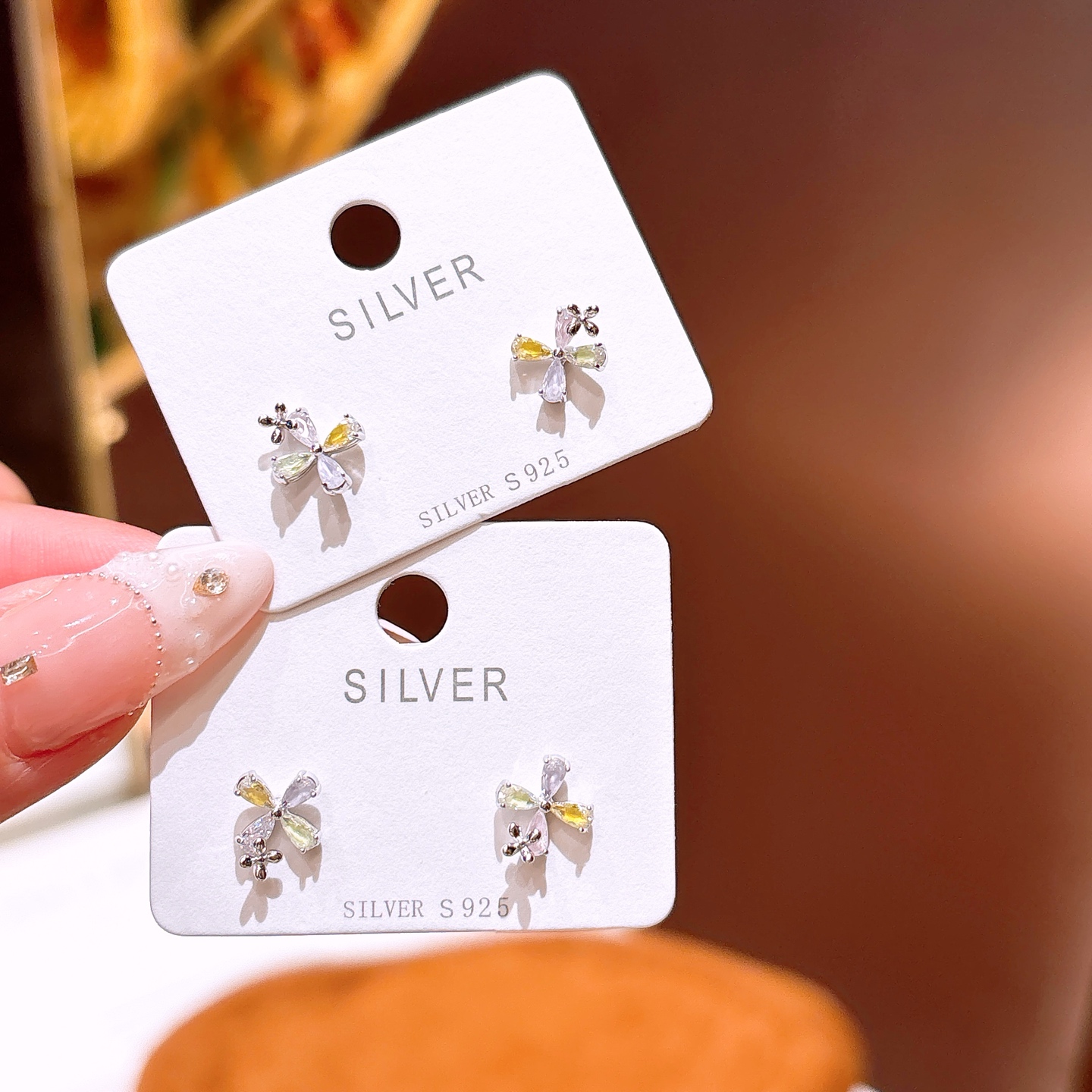 甘辛高品質シルバーイヤリングシルバー プロポーズ