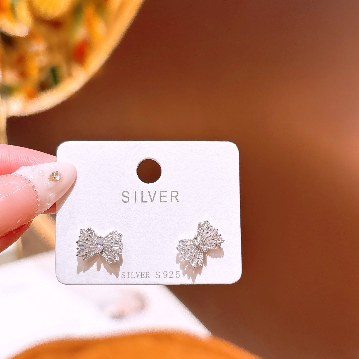 森ガール高品質シルバーイヤリングゴールド プロポーズ