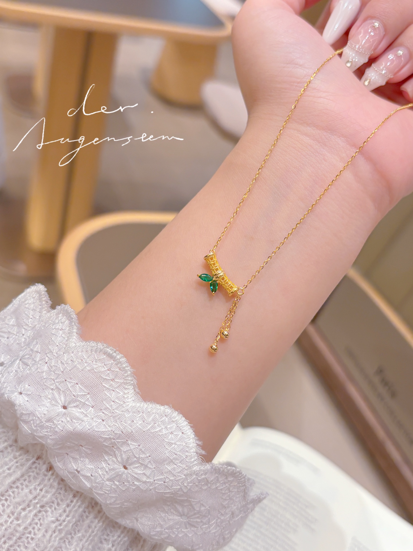 ロマンチックファインシルバーネックレスシルバー 通勤