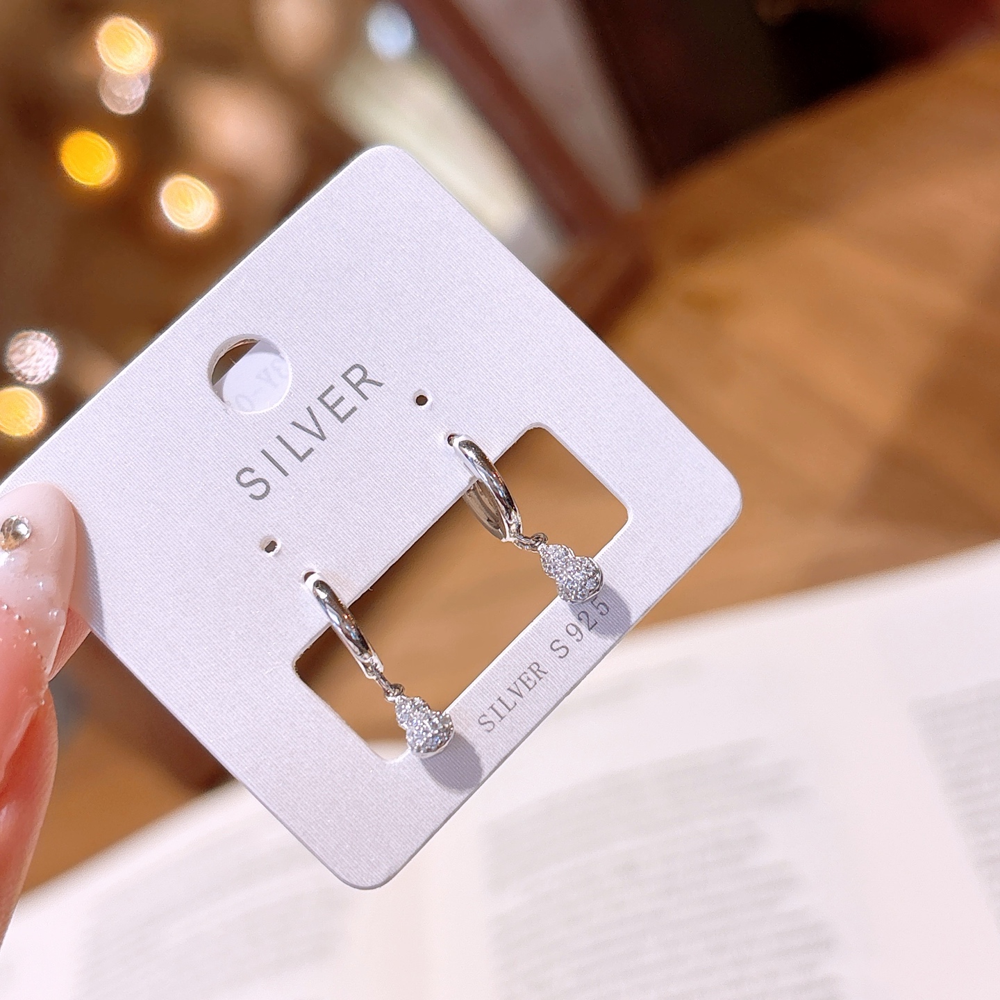 フレッシュ低アレルギー銀イヤーカフゴールド 母の誕生日