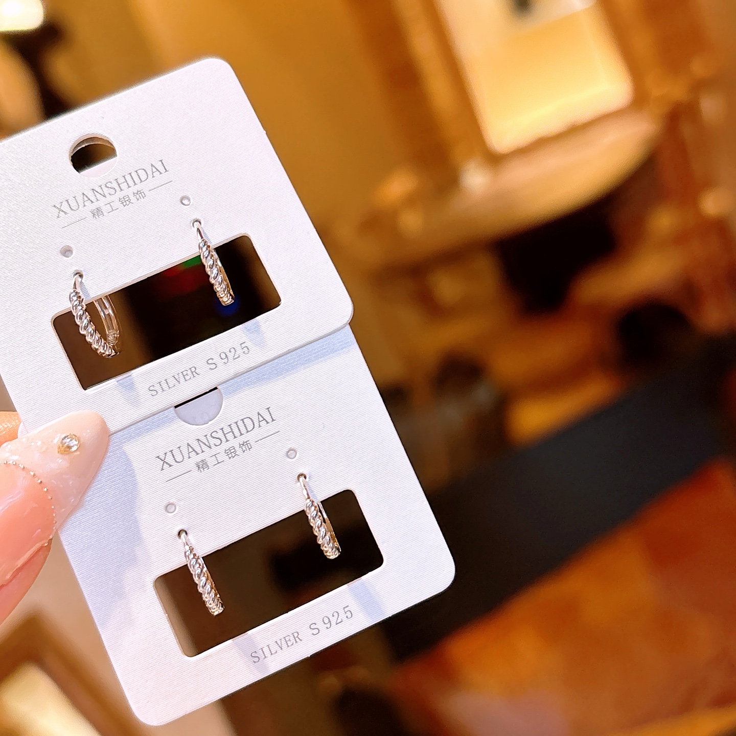 エレガント高品質シルバーイヤーカフシルバー 婚約