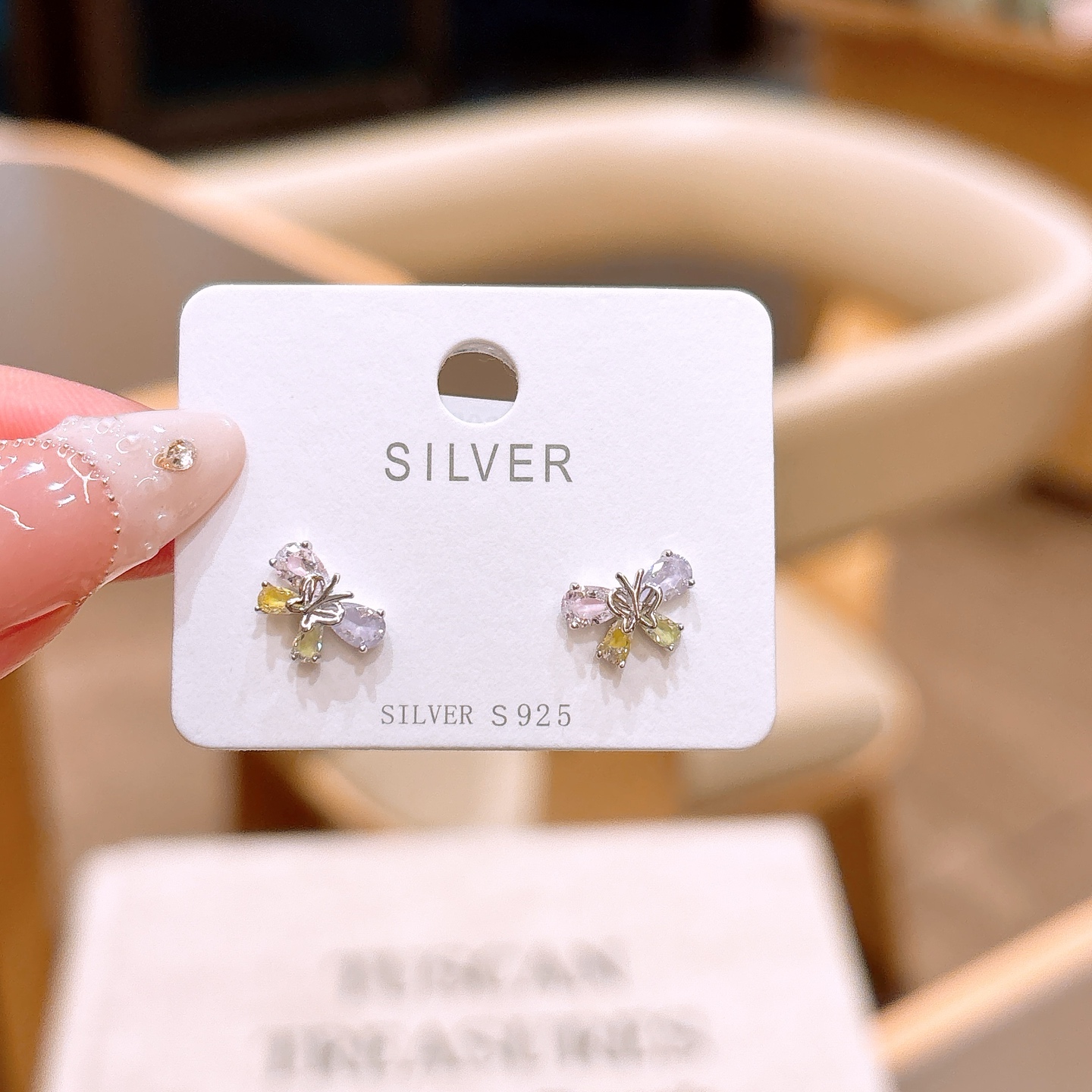 可愛いアレルギー対応シルバーイヤリングシルバー 日常使い