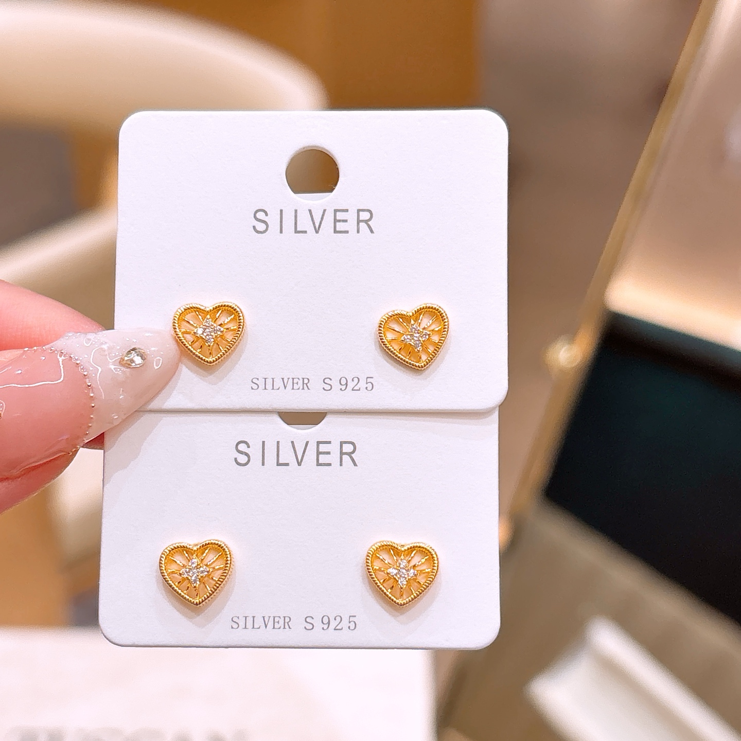 ミニマル925シルバーイヤリングシルバー 通勤