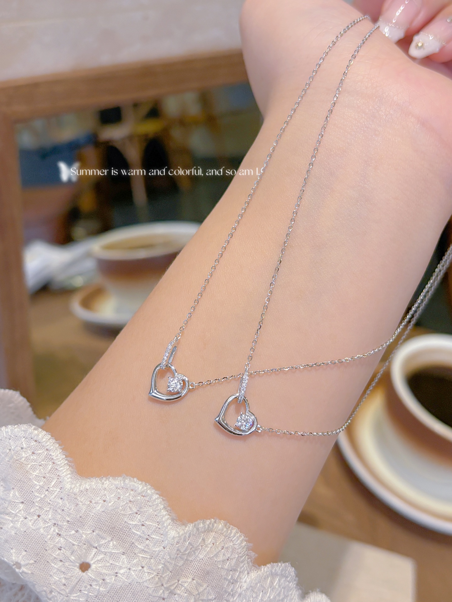 高級感純銀ネックレスシルバー 先生の日