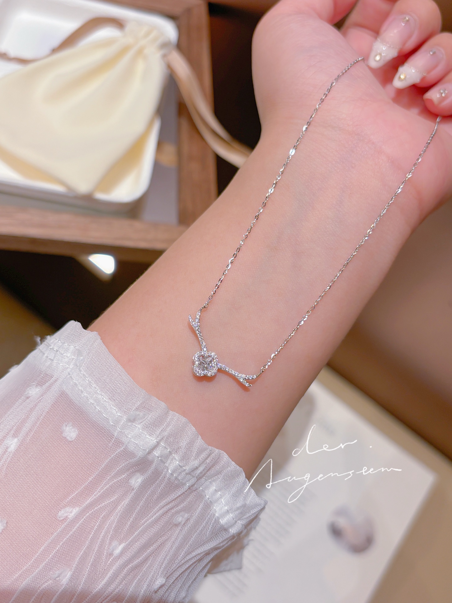 さわやか系925シルバーネックレスシルバー 母の日