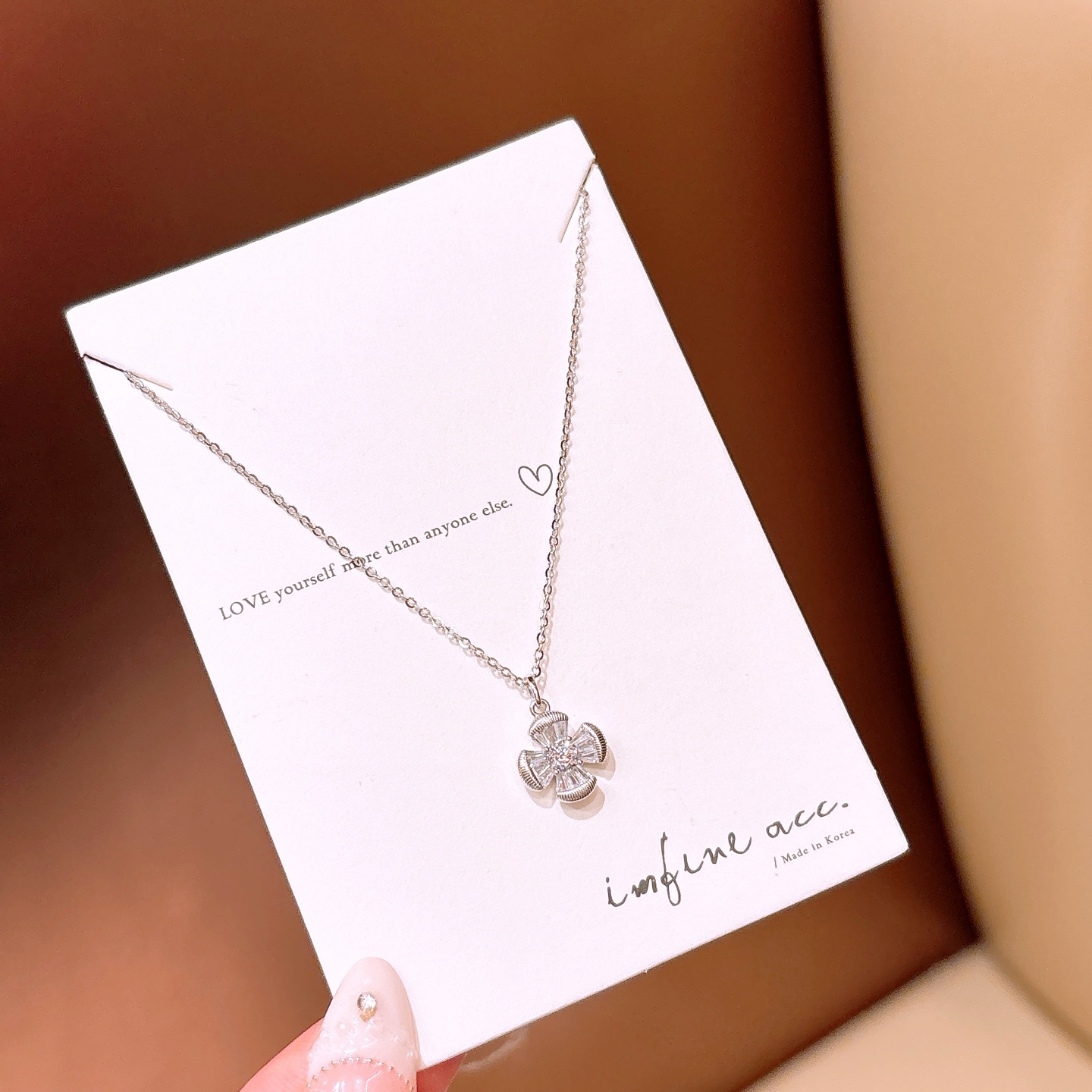 レトロ純銀ネックレスゴールド ウェディング