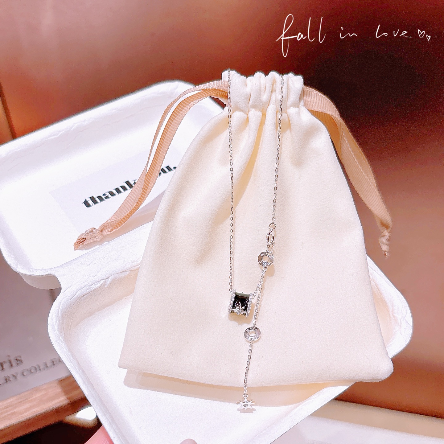 精巧低アレルギー銀ネックレスゴールド 誕生日