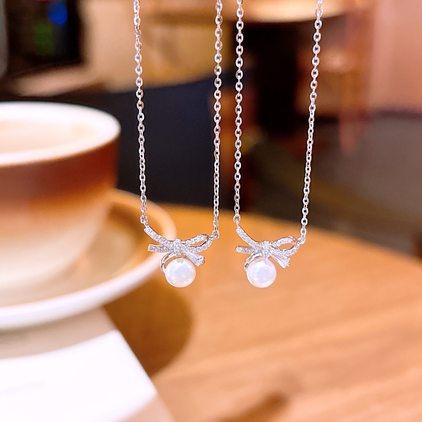 優しいS925スターリングシルバーネックレスシルバー 通勤