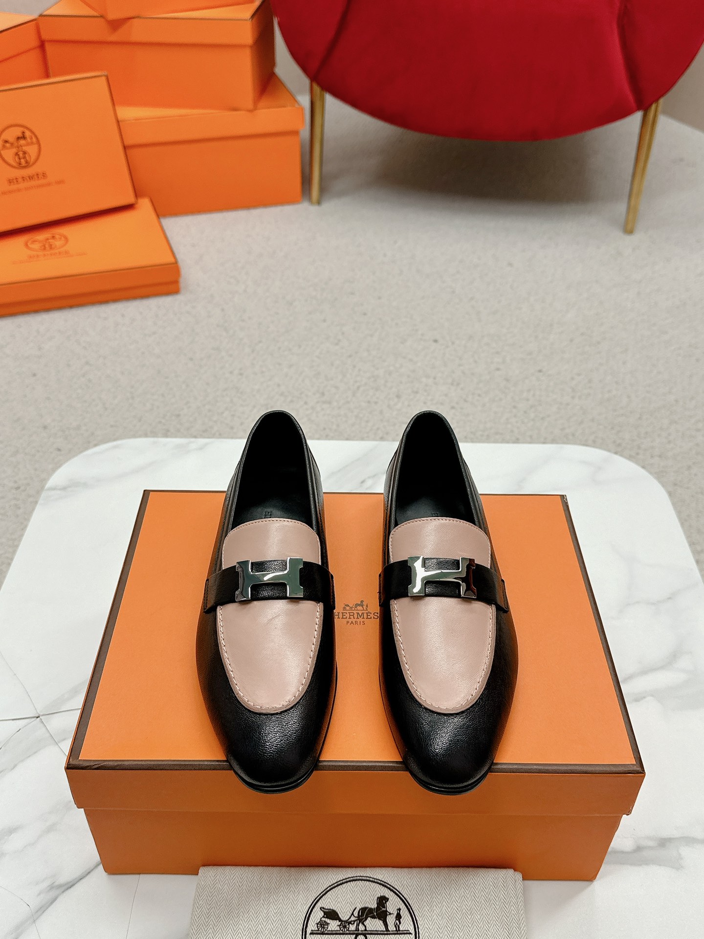 HERMES Royal Loafers, Handmade Leather, Iconic H Buckle, Comfortable & Stylish 3 a1721892195400 8214