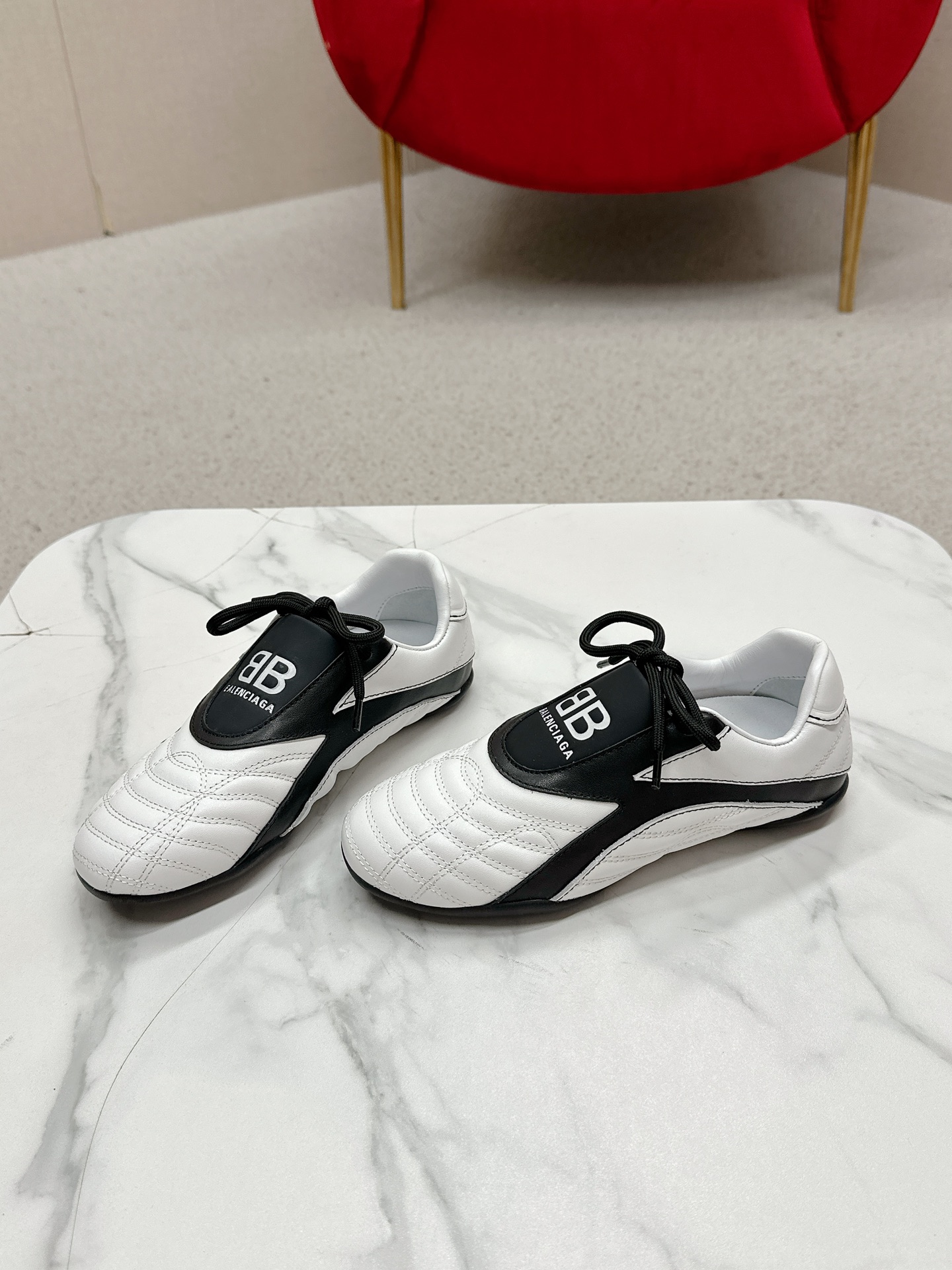 Balenciaga Quilted Double B Sneakers