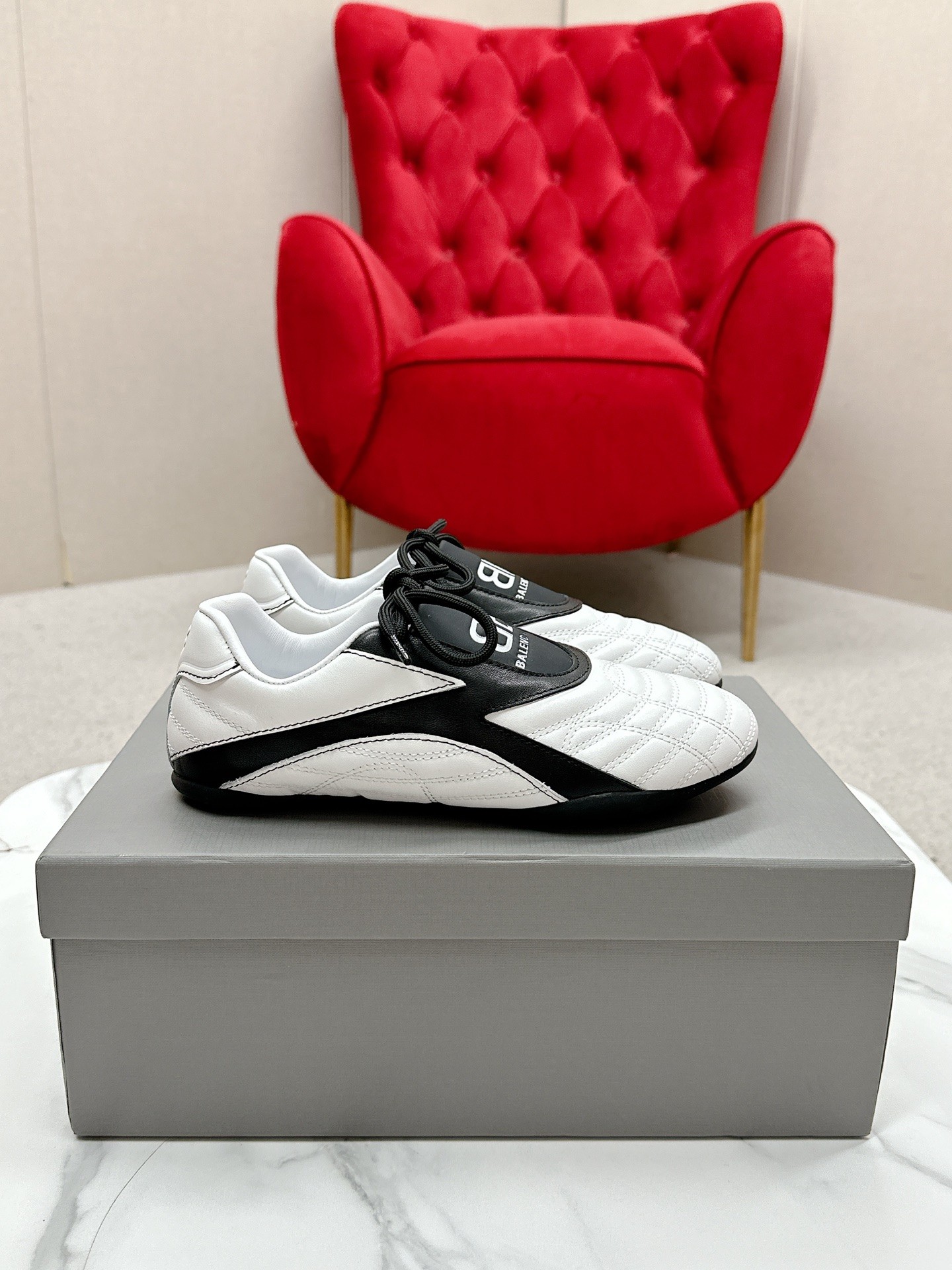 Balenciaga Quilted Double B Sneakers