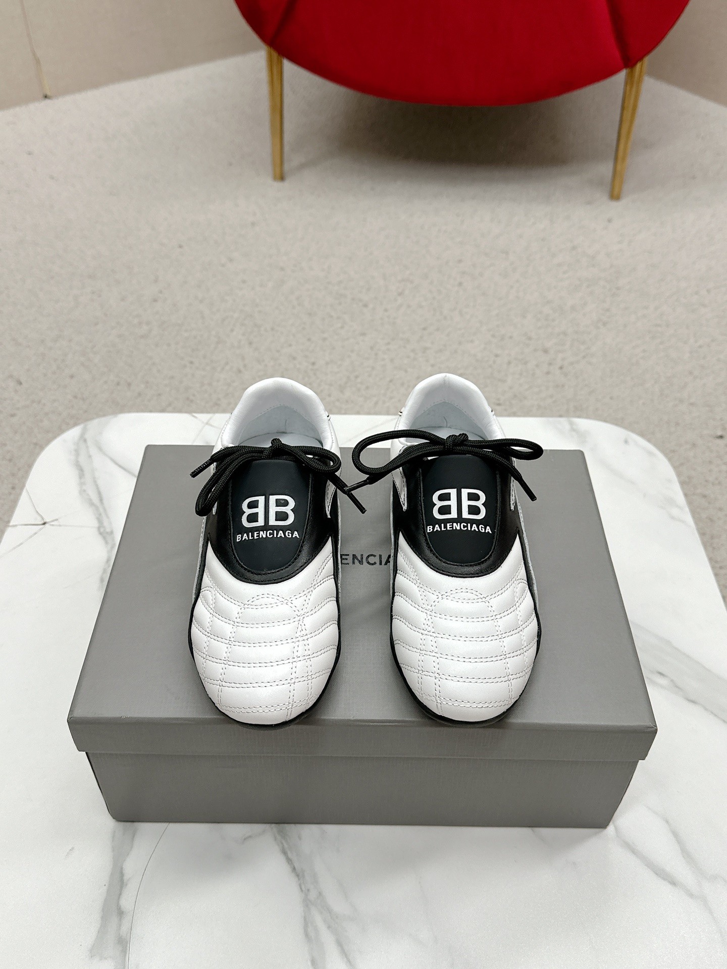 Balenciaga Quilted Double B Sneakers