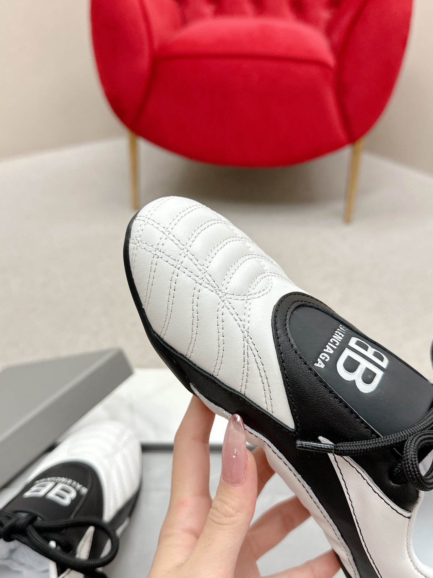 Balenciaga Quilted Double B Sneakers