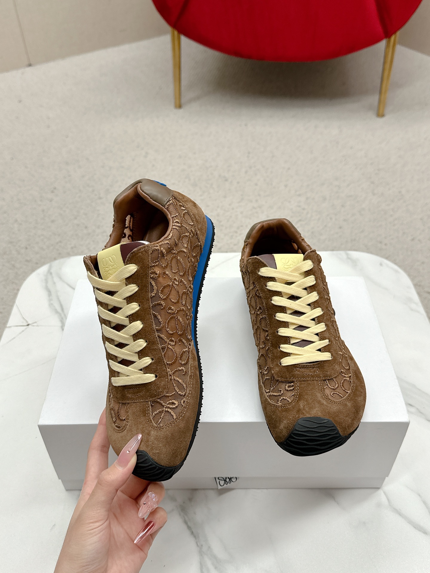 Loewe Ballet Runner 2.0 Leather Sneakers Casual Shoes For Women 5 a1745676226299 3354