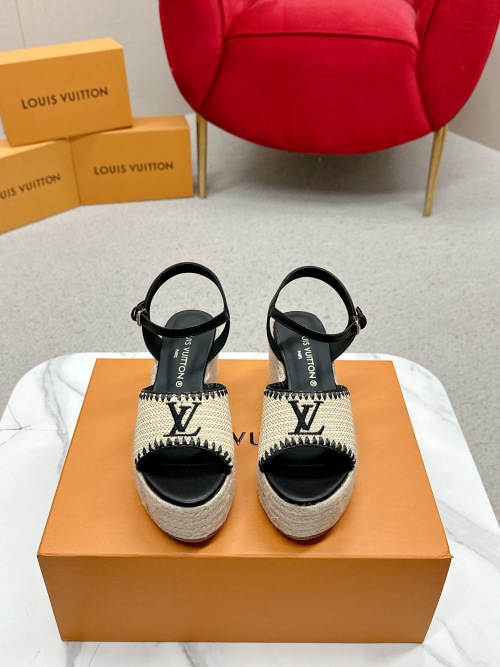 Louis Vuitton x Takashi Murakami Wedge Sandals - Stylish & Comfortable 1 Louis Vuitton x Takashi Murakami Wedge Sandals - Stylish & Comfortable