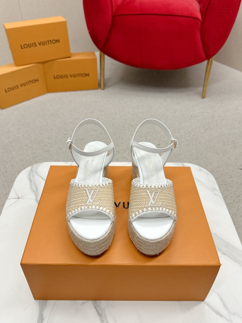 Louis Vuitton X Murakami Takashi Espadrille Wedge Sandals, Size 35-40 1 Louis Vuitton X Murakami Takashi Espadrille Wedge Sandals, Size 35-40