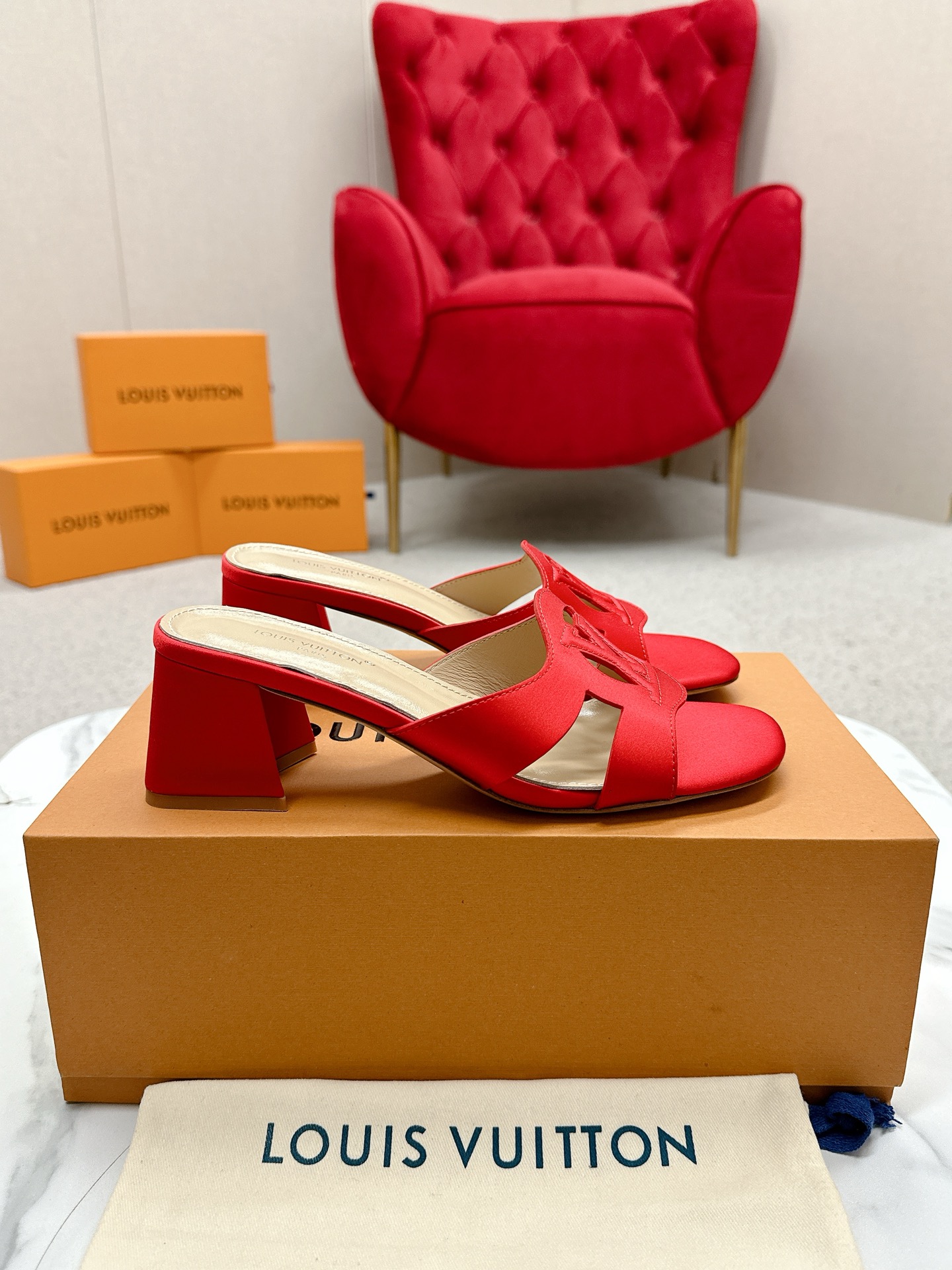 “Louis Vuitton 648Losis Top Version Heel Sandals Review” - 图片 3