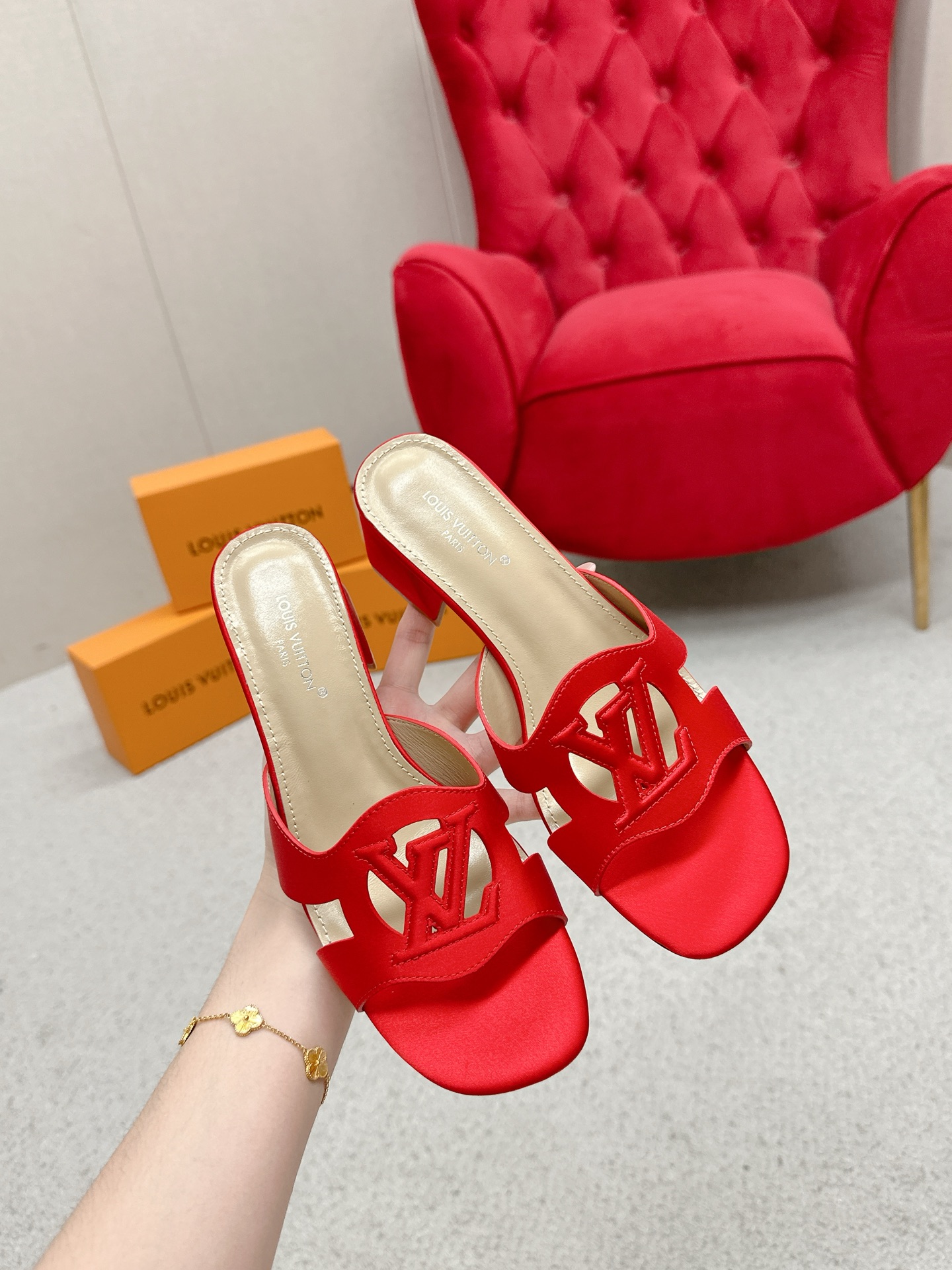 “Louis Vuitton 648Losis Top Version Heel Sandals Review” - 图片 5