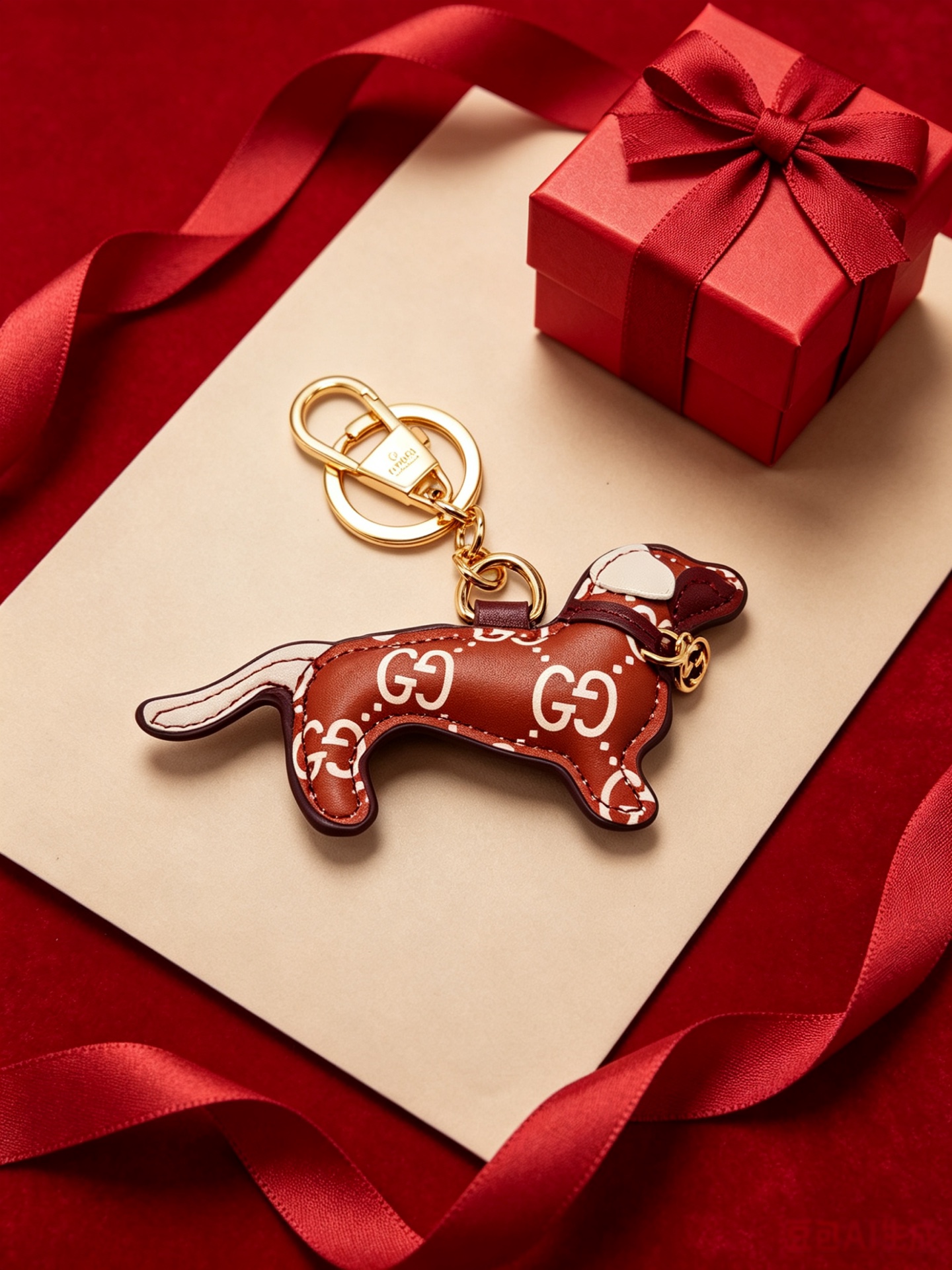 NO:879060,75 The new GG Emblem series reinterprets the brand's timeless elegance and exquisite craftsmanship. This playful and cute handbag charm is designed in the shape of a puppy, carefully embellished with multi-color leather details and interlocking double G elements, reinterpreting the brand's new iconic single series.1986090975 全新GG Emblem系列焕新诠释品牌的隽永优雅风范和精湛工艺.这款俏皮可爱的手袋挂饰采用小狗造型设计,精心点缀多色皮革细节和互扣式双G元素,焕新演绎品牌全新标志性单品系,,accessory