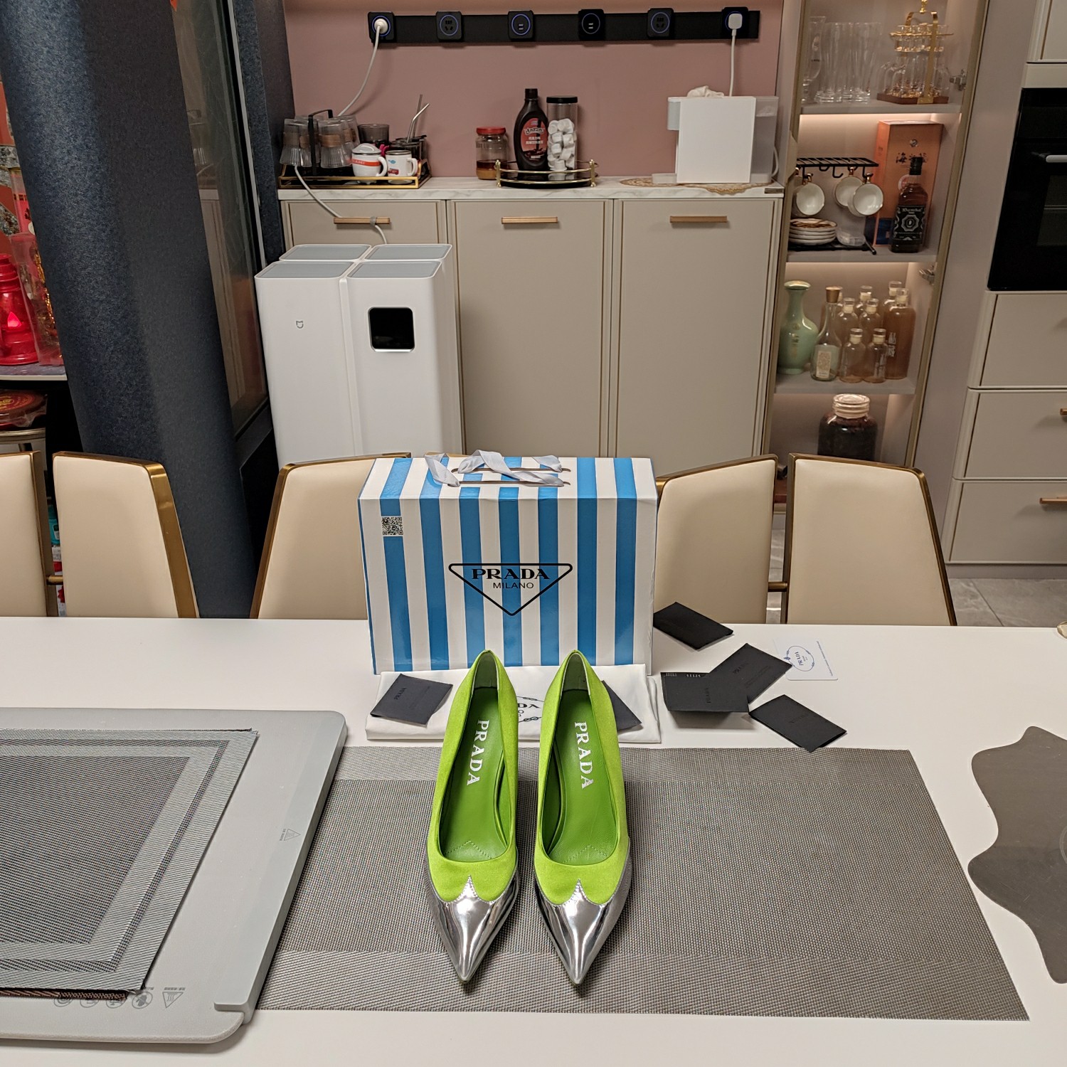 NO:260133,2025 T-Show Mules Silk Tip Series (the highest version of top packaging) PRADA 2025 Prada new product, (top version) is coming!  prada25 