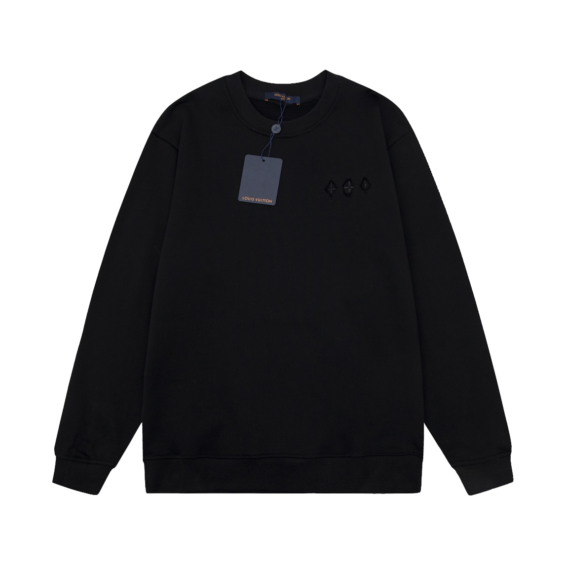 Louis Vuitton Clothing Sweatshirts Black Khaki White