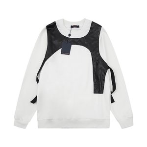 Louis Vuitton Clothing Sweatshirts Waistcoat Black White Splicing Cotton Fashion