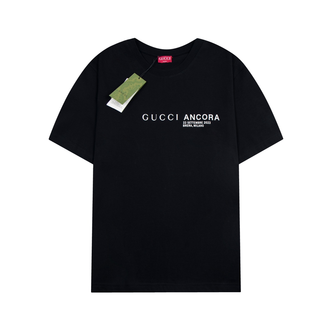 Kup aaa tanio
 Gucci Odzież T-Shirt Czarny Biały Kolekcja wiosenno-letnia Vintage