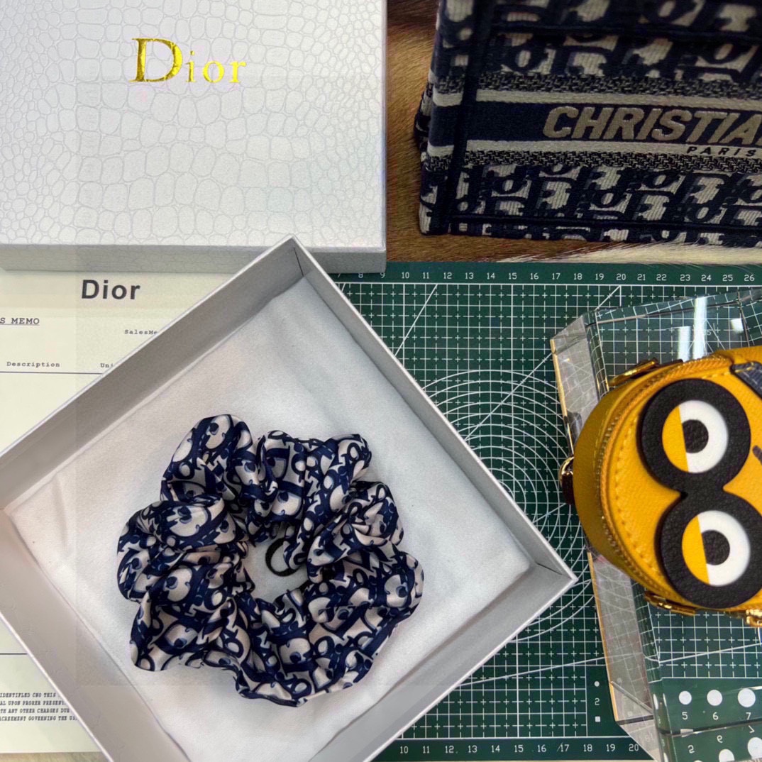NO:275695,Special package DIOR (Dio) classic letter silk hair ring, very beautiful on the head or on the hands, fashionable and versatile must-have items for hairpins, hairpins, dior, dior, real silk, hairpins19860909特 配包装 DIOR（迪奥）经典字母真丝发圈 带头上或者手上都非常好看 时尚百搭人手必备单品发夹,发夹,dior,dior,real silk,hairpins,accessory