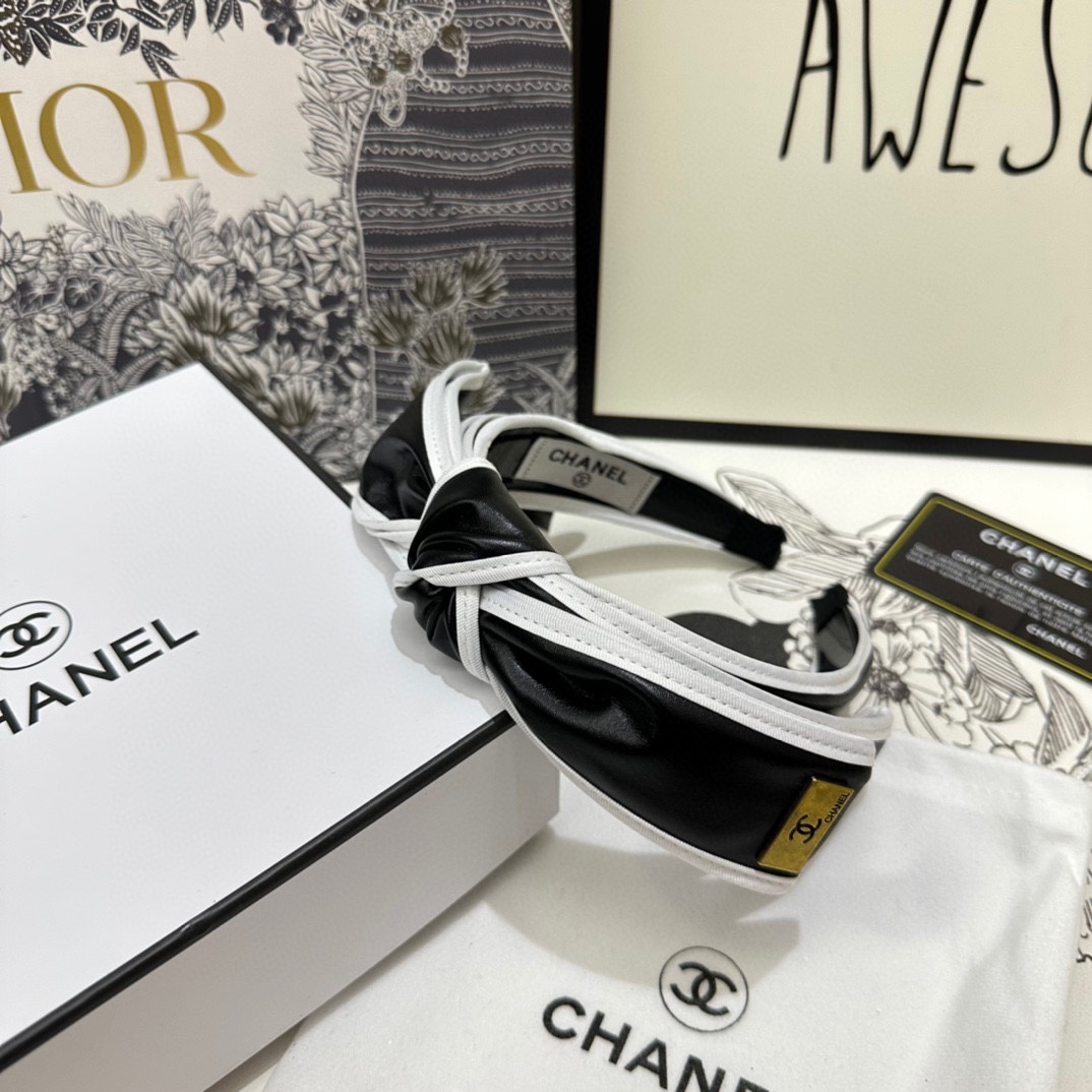 配专柜包装Chanel香奈儿最新蝴蝶结发箍小仙女入手特殊材质不嘞头可盐可甜