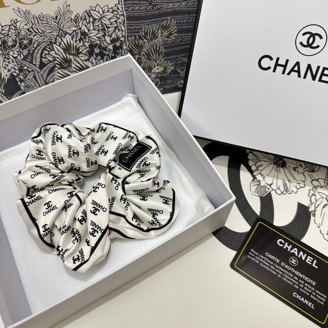 单个配全套包装Chanel香奈儿爆款宫廷风发圈专柜款出货一看就特别高档超级百搭必须自留