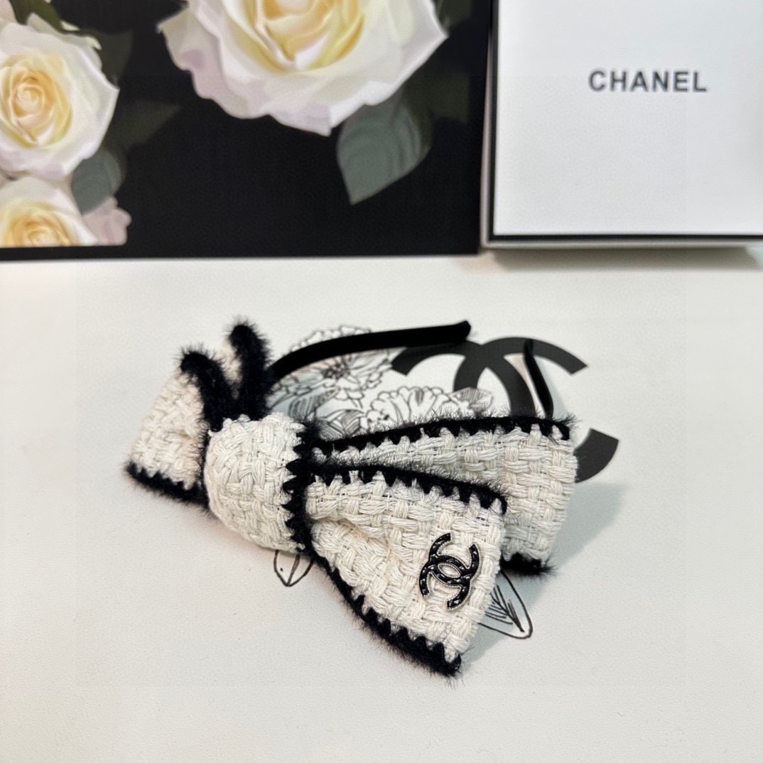 配专柜包装Chanel香奈儿最新发箍小仙女快入手特殊材质不嘞头可盐可甜