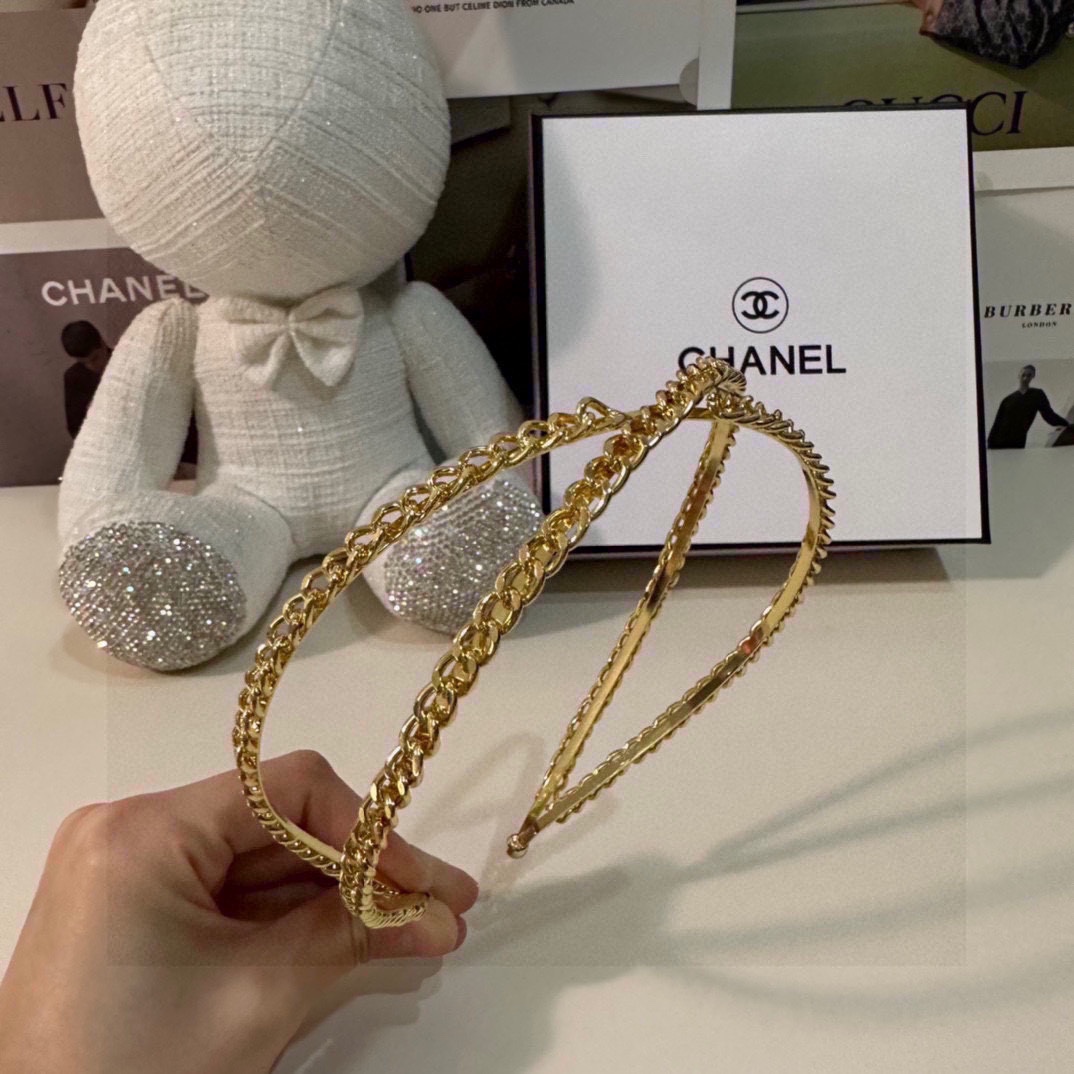 配专柜包装Chanel香奈儿最新火爆水钻发箍进口面料质感材质超赞设计百看不厌名媛风十足可盐可甜