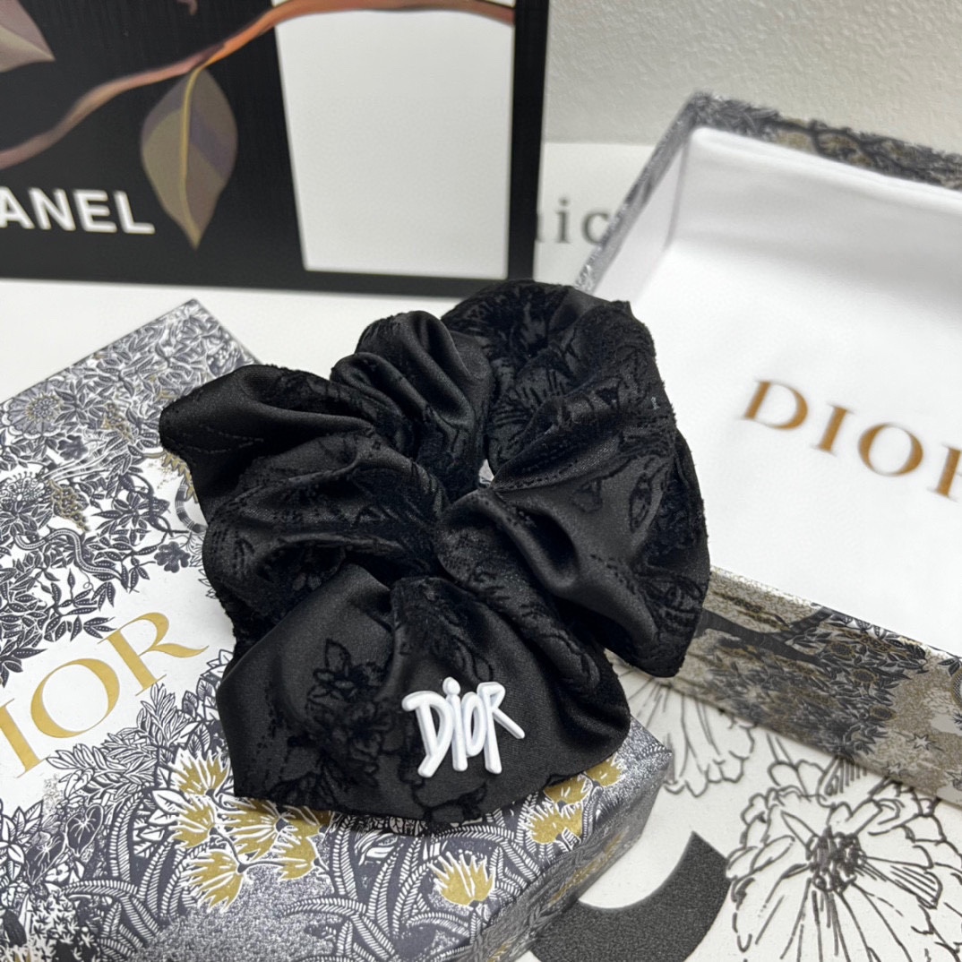 单个配全套包装Dior迪奥爆款暗纹发圈专柜款出货一看就特别高档超级百搭必须自留