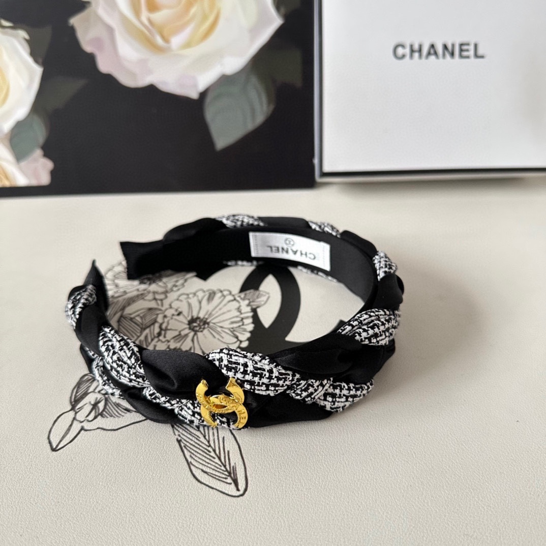 配专柜包装Chanel香奈儿最新交叉发箍小仙女快入手特殊材质不嘞头可盐可甜