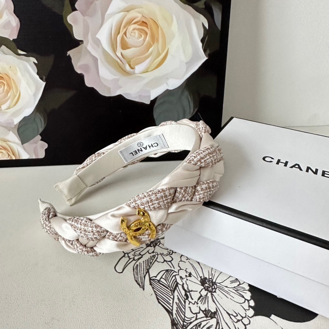 配专柜包装Chanel香奈儿最新交叉发箍小仙女快入手特殊材质不嘞头可盐可甜