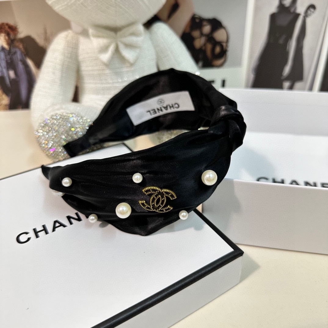 配专柜包装Chanel香奈儿最新珍珠发箍小仙女快入手特殊材质不嘞头可盐可甜