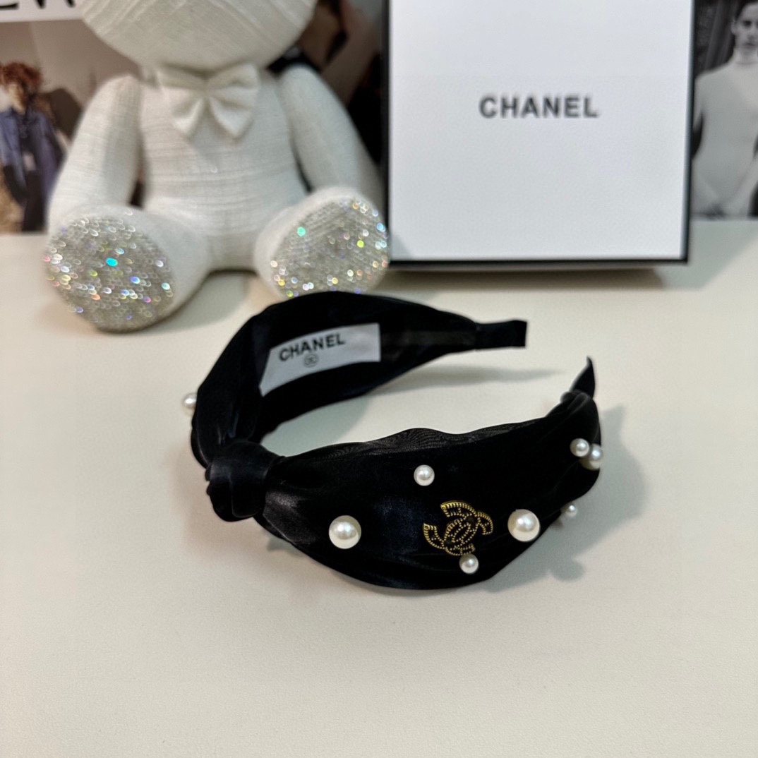 配专柜包装Chanel香奈儿最新珍珠发箍小仙女快入手特殊材质不嘞头可盐可甜