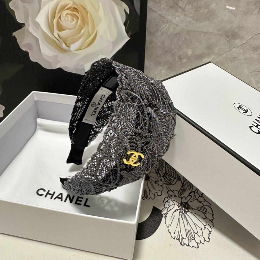 配专柜包装Chanel香奈儿最新蕾丝树叶发箍小仙女快入手特殊材质不嘞头可盐可甜