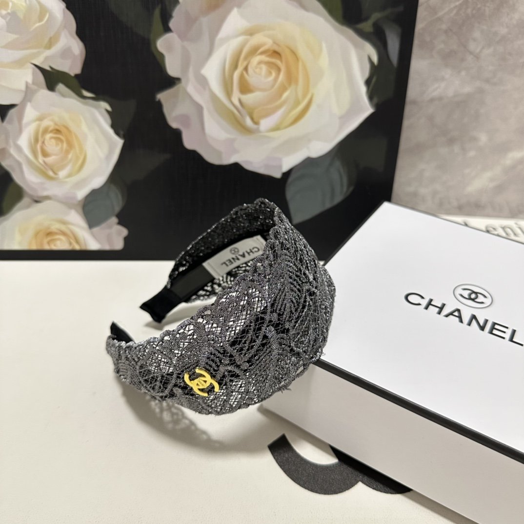 配专柜包装Chanel香奈儿最新蕾丝树叶发箍小仙女快入手特殊材质不嘞头可盐可甜