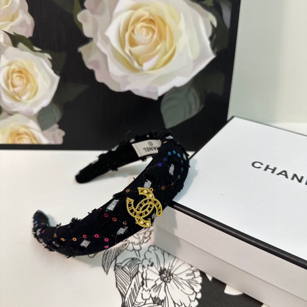 配专柜包装Chanel香奈儿最新五金发箍小仙女快入手特殊材质不嘞头可盐可甜